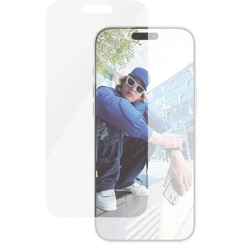 PanzerGlass Classic Fit Tempered Glass, Clear Smartphone Screen Protector for iPhone 16 Pro Max