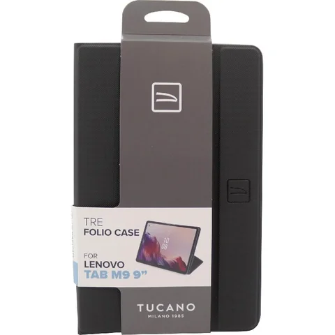 TUCANO Folio Tablet Case Black for Lenovo Tab M9
