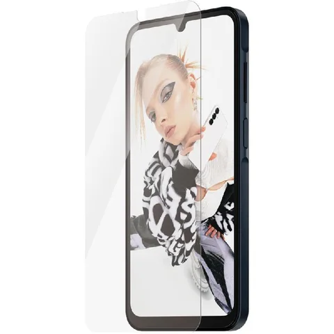 PanzerGlass SAFE Ultra Wide Fit Tempered Glass, Edge-to-Edge, Black Smartphone Screen Protector for Samsung Galaxy A26 5G