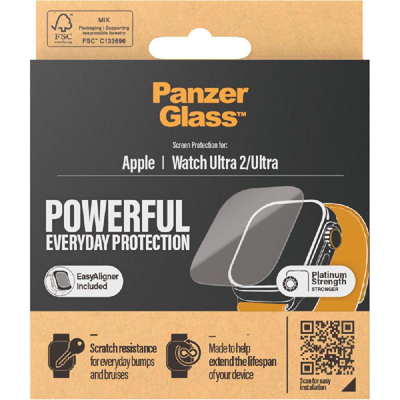 PanzerGlass Ultra-Wide Fit Ultra-Wide, Clear Smartwatch Screen Protector for Apple Watch Ultra 2/Watch Ultra — view 2