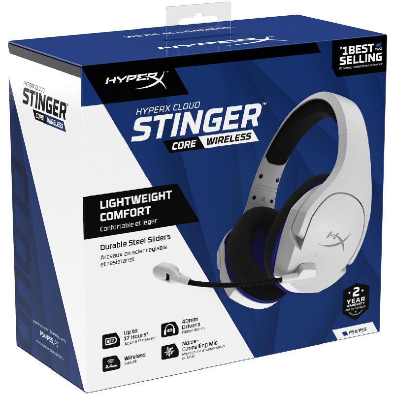 HyperX Cloud Stinger Core Gaming Headset Wireless White — view 4