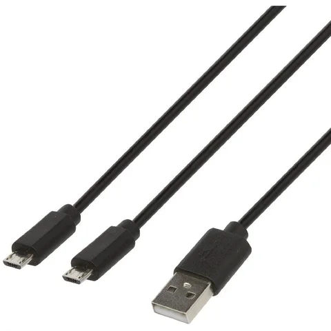 KONIX Dual Micro USB to USB 2.0 Sync & Charge Cable 3.50 m ( 3.83 yd )