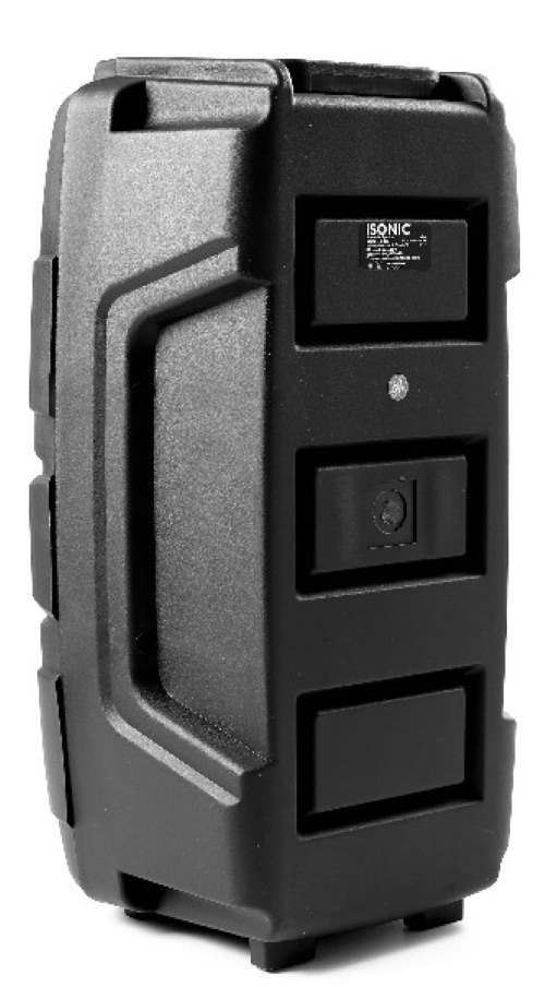 iSonic 6.5 inch Double Rechargeable Speaker, Black - iS 452 — view 2