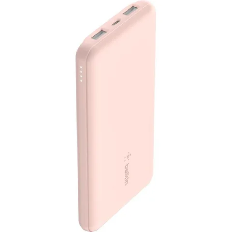 Belkin BoostCharge Power Bank Charger Fast Battery Charging 10000 mAh 3 USB (2X USB/1X USB-C)