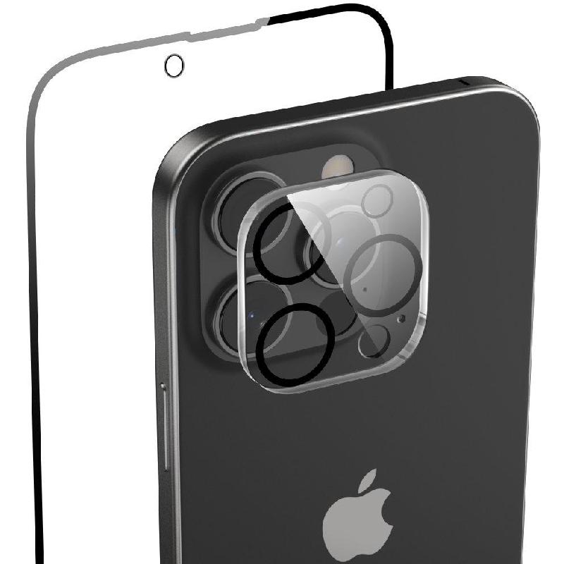 Raptic 2-in-1 Tempered Glass 2-in-1 Bundle: Tempered Glass + Camera Lens Protector Smartphone Display Protection — view 2