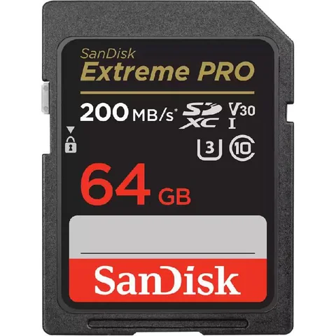 SanDisk Extreme Pro SD UHS I SD Card 64 GB
