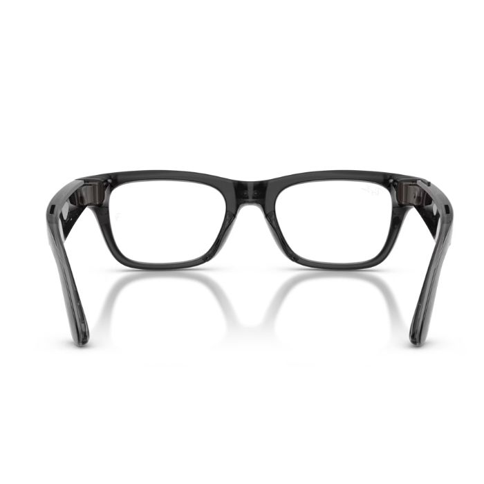 Ray-Ban Meta Blayzer Optics Gen 2 Transparent Black Clear Lens Smart Glasses 50mm — view 4
