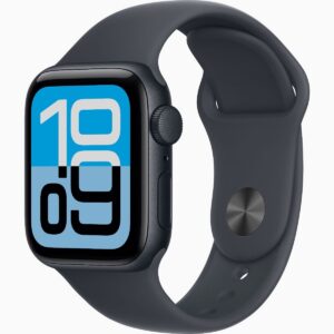 Apple Watch SE 3, GPS, 40mm, Midnight Aluminum Case with Midnight Sport Band