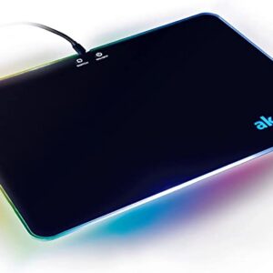 Akasa Vegas X9 LED RGB Gaming Mouse Pad, B07786HSMS