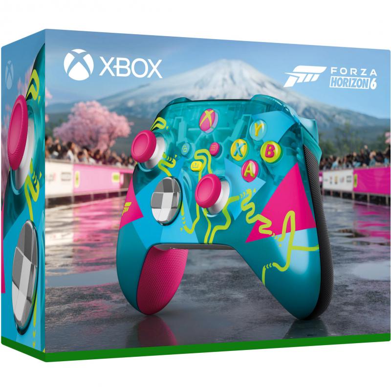 Microsoft Xbox Forza Horizon 6 Limited Edition Controller Bluetooth Green/Pink — view 4