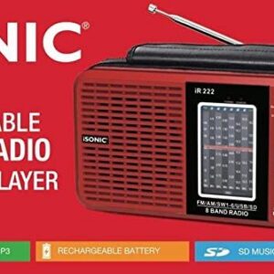 iSonic AC DC 8 Band Radio MP3 - (IR 222)