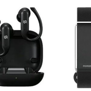 Porodo ACTIVEX, SMART FITNESS BAND & EARBUDS- Black