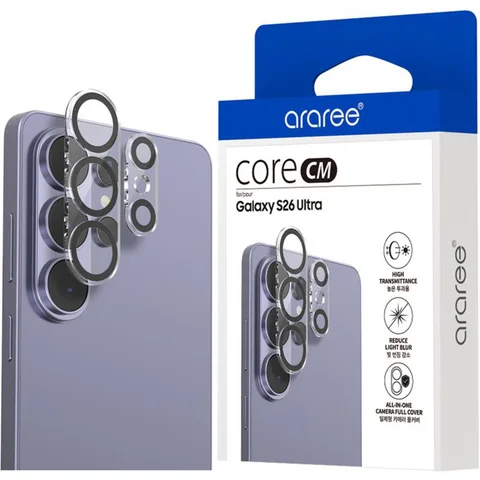Araree Core CM Camera Full Cover Smartphone Screen Protector for Samsung Galaxy S26 Ultra