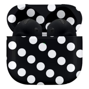 Merlin Craft Customized Apple Airpods 4 Black Polka