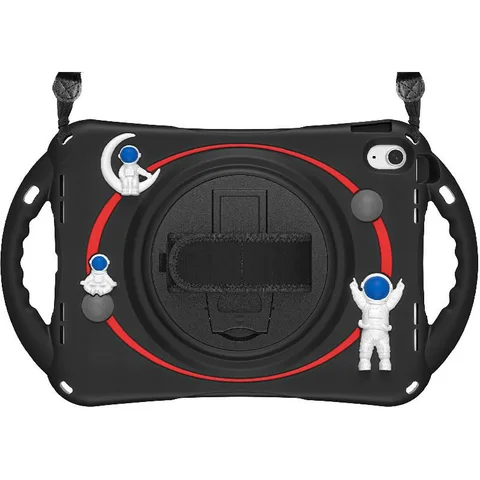 Kadasic Astron Strap Back Cover Tablet Case for Kids Black for iPad 10.9 10th Gen