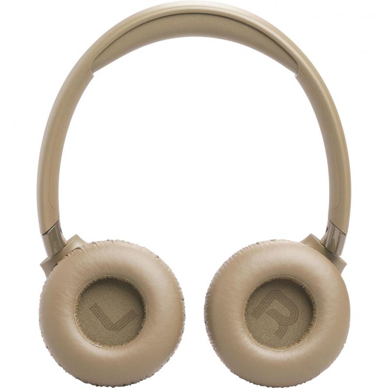 JBL Tune 680NC On-Ear Headphones Bluetooth Beige — view 5