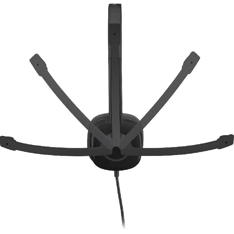 Logitech H151 On-Ear Headphones Wired Black — view 4