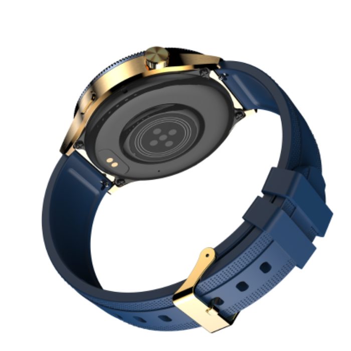 Hezire HWatch Crown Smartwatch, Blue And Gold - HEZ-SW-10 — view 3