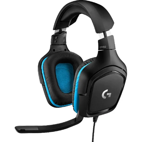 Logitech G G432 Gaming Headset Wired Black