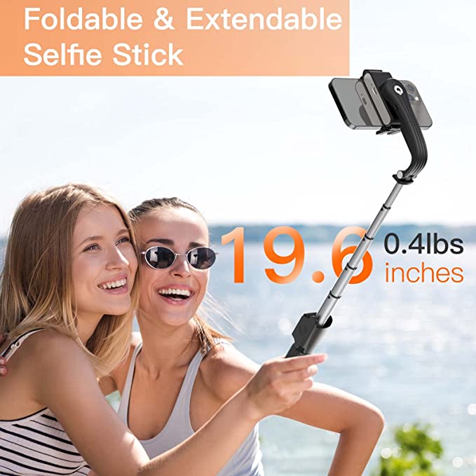 iSteady Q 1-Axis Gimbal Stabilizer Black, hohem Selfie Stick Tripod, B09C1VKPL5 — view 5