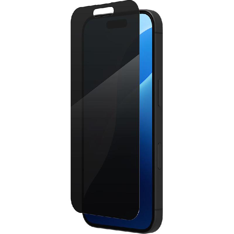 Zagg Invisible Shield Tempered Glass, 4-way Privacy Filter Case Friendly Smartphone Screen Protector for iPhone 16/iPhone 15