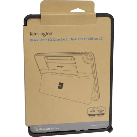 Kensington BlackBelt EQ Rugged Back Cover Tablet Case Black for Microsoft Surface Pro X