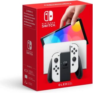 Nintendo Switch OLED Black & White Joy Con (International Version)