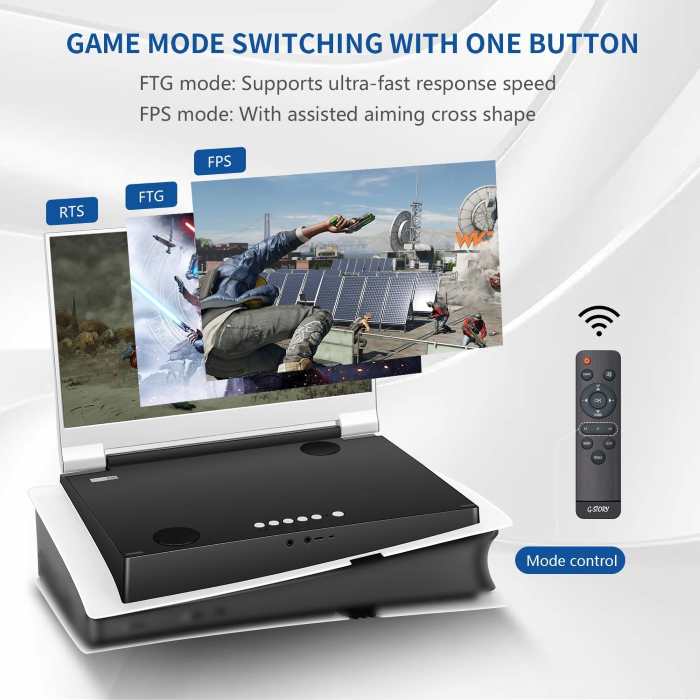 G-Story 14inch IPS 4k 60Hz Portable Monitor Gaming Display Integrated with PS5 Pro (not Included) — view 3