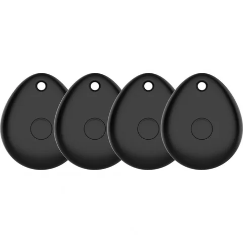 Pasitivo Fly Tag Smart Tracker works with Apple Find My - 4-Pack Multi-function Item Locator