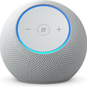 Amazon Echo Dot Max, Alexa speaker with room-filling sound and nearly 3x bass- Glacier White