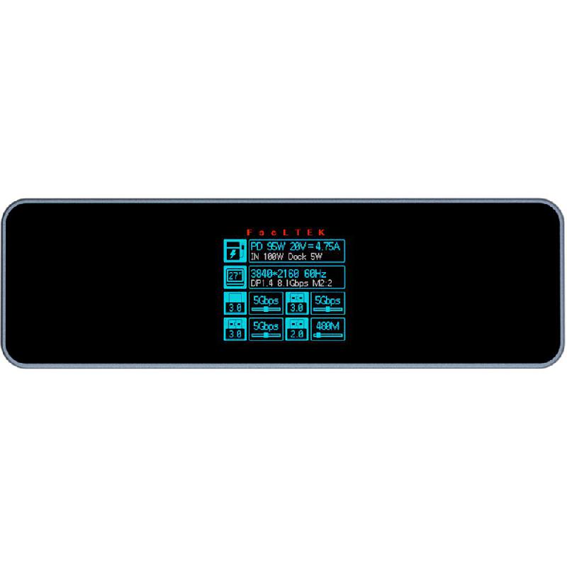 FeelTek Multi-port Station 6 Port (HDMI/2X USB-C/3X USB-A) — view 3