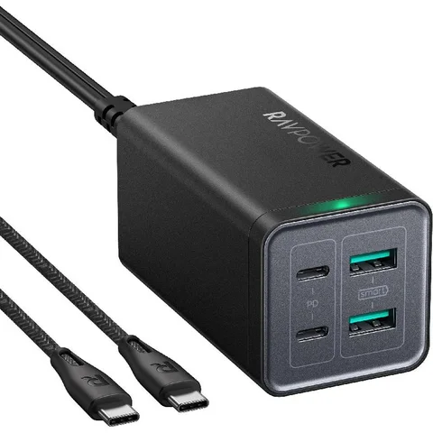 RAVPower 4-Port Desktop USB Charging Station