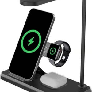 Trands 4 in 1 Wireless Charger With LED Lamp, TR-WC564