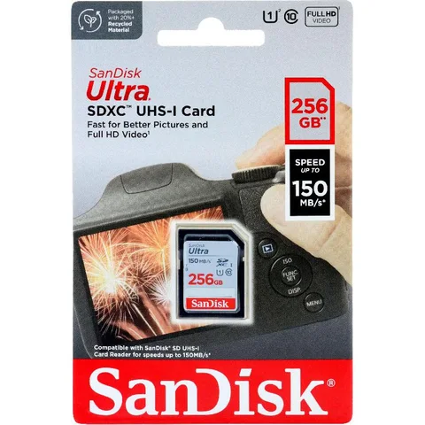 SanDisk Ultra UHS I SDXC Card 256 GB