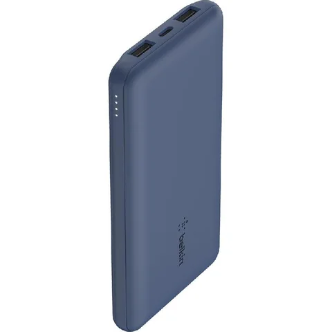 Belkin BoostCharge Power Bank Charger Fast Battery Charging 10000 mAh 3 USB (1X USB-C/2X USB)
