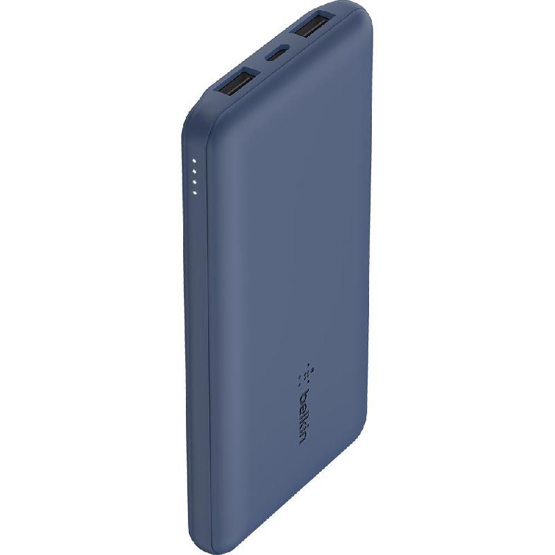 Belkin BoostCharge Power Bank Charger Fast Battery Charging 10000 mAh 3 USB (1X USB-C/2X USB)