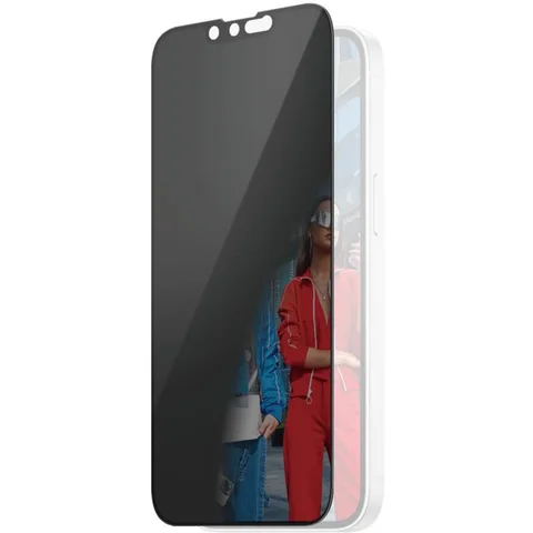 PanzerGlass Ultra-Wide Fit Tempered Glass, Privacy Smartphone Screen Protector for iPhone 17e/iPhone 16e/iPhone 14/iPhone 13 Pro/iPhone 13