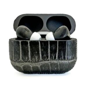 Customized Apple AirPods Pro 3 Leather Alligator Slate