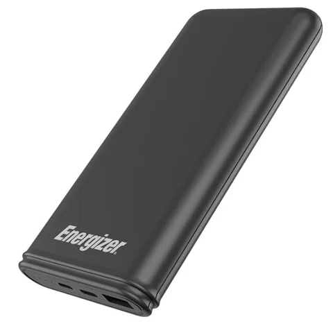 Energizer 10000 mAh Max 2.1A Rapid Charging Power Bank With Dual Outputs - Black