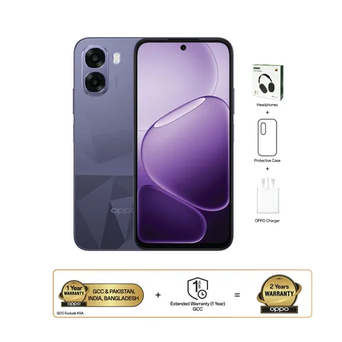 Oppo A6T CPH2853 6GB RAM + 256GB ROM Smartphone Crystal Violet 5G