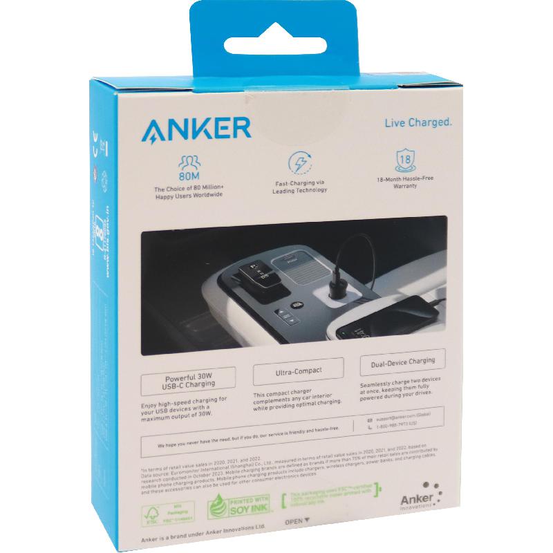 Anker 30W Car Charger with PPS Technology — view 3
