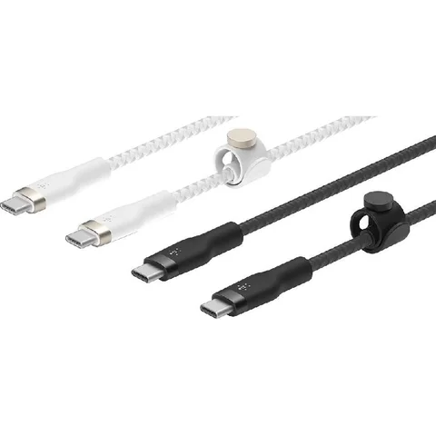 Belkin BoostCharge Pro Flex USB-C to USB-C (2 Pack) Sync & Charge Cable
