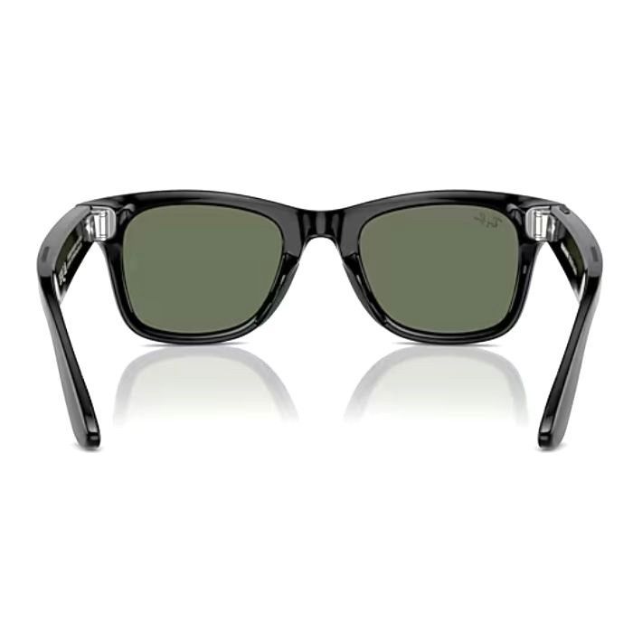 Ray-Ban Meta Gen 2 Wayfarer Shiny Black L G15 Green RW4012 — view 2