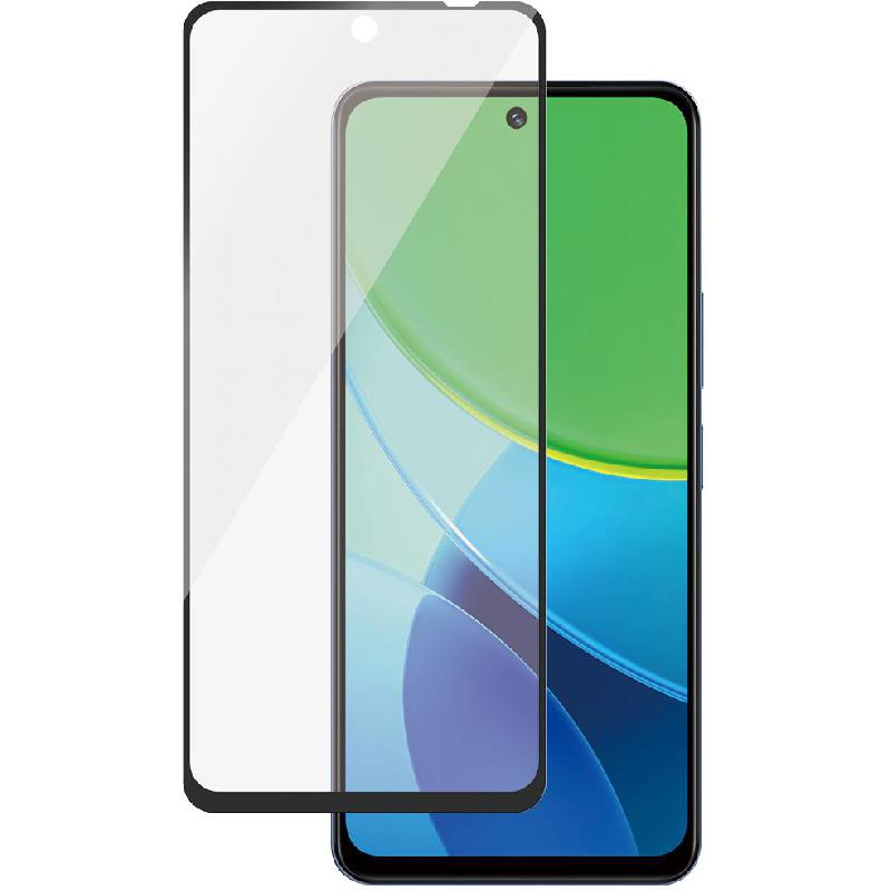 PanzerGlass SAFE Tempered Glass, Edge-to-Edge, Black Case Friendly Smartphone Screen Protector for vivo Y19s 4G