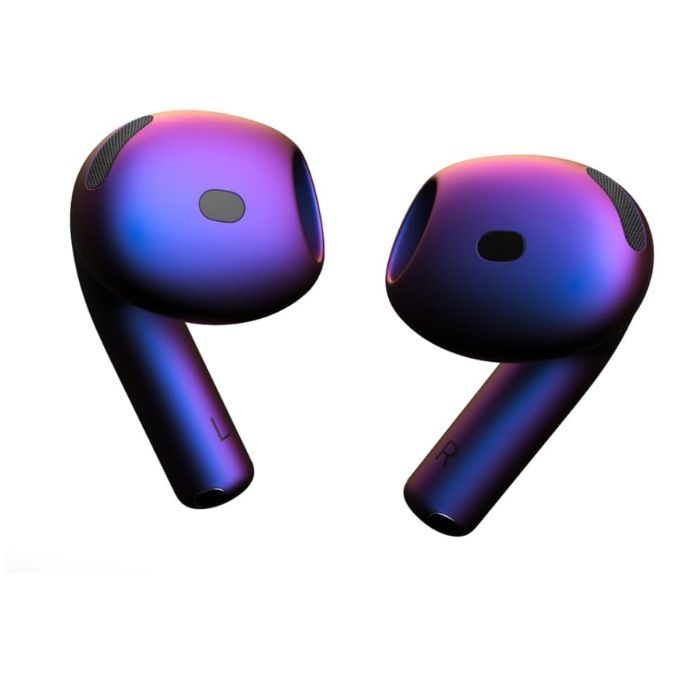 Merlin Craft Customized Apple Airpods 4 ANC Dualtone Violet Cosmos — view 4