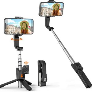 iSteady Q 1-Axis Gimbal Stabilizer Black, hohem Selfie Stick Tripod, B09C1VKPL5