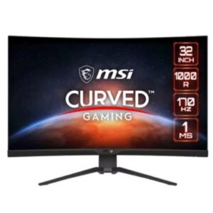 MSI G322CQP 31.5 Inch WQHD 170hz 1ms VA Curved Gaming Monitor - 9S6-3DC24T-014