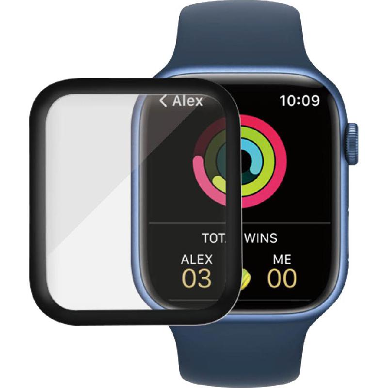 PanzerGlass Super+ Glass, Black Smartwatch Screen Protector for Apple Watch Series 9 45/Watch Series 8 45/Watch Series 7 45 — view 3