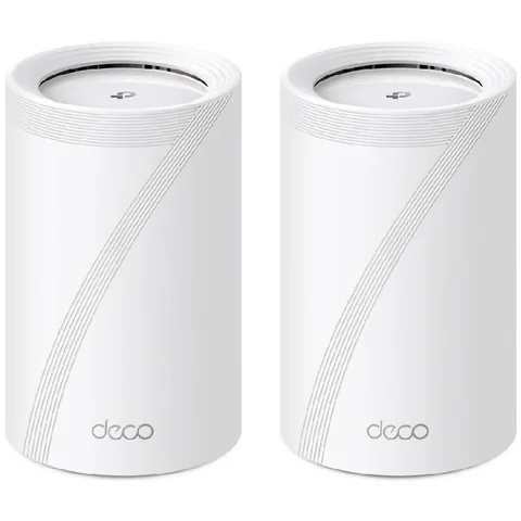 TP-Link Deco BE65 (2-pack) Whole Home Mesh Wi-Fi Wi-Fi 7 (802.11b/g/x/be) Tri-Band (2.4 GHz/5 GHz/6 GHz)