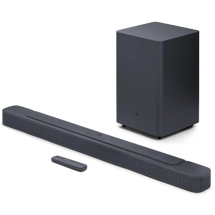 JBL Bar 2.1 Deep Bass (MK2) Channel Soundbar with Wireless Subwoofer- Black